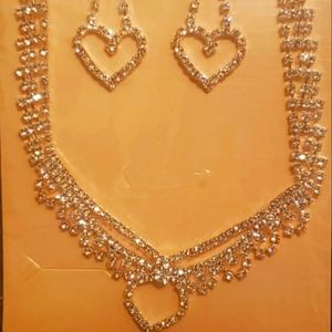 Heart jewelry set